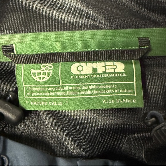 Nature Calls X Element Tempest Shell Jacket SZ XL Ski Skate Snowboard Waterproof - Picture 11 of 15